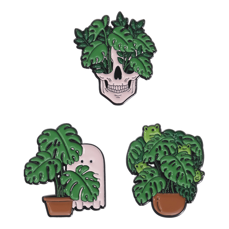 Set de broches de esmalte con  - Plant Parent Gift Set reseña y precio