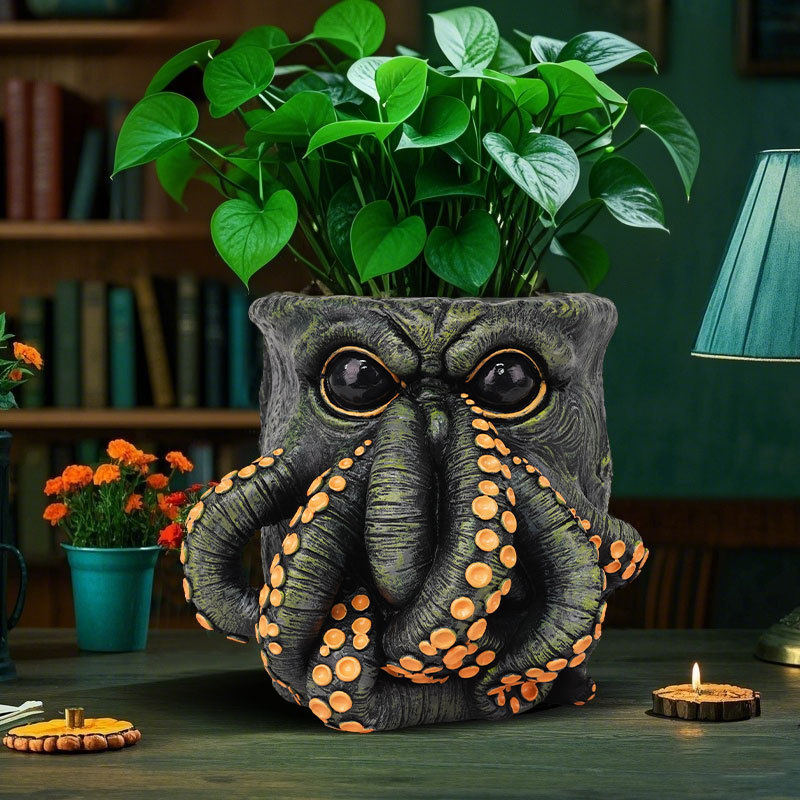 Maceta Creativa de Resina con  - Snake Plant Ceramic reseña y precio