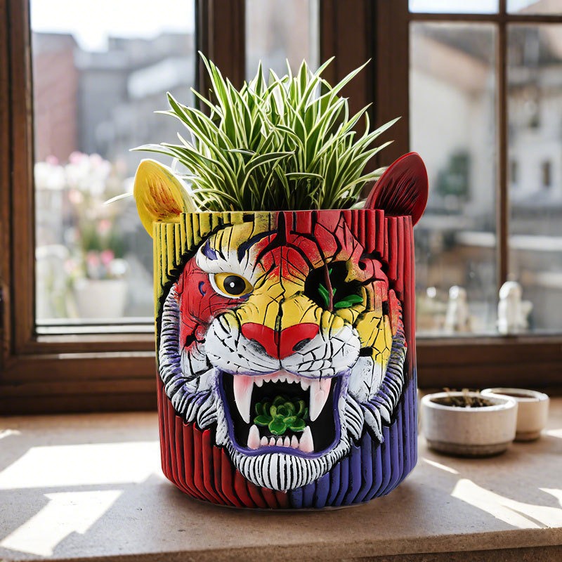 Maceta Creativa de Resina con  - Snake Plant Ceramic reseña y precio